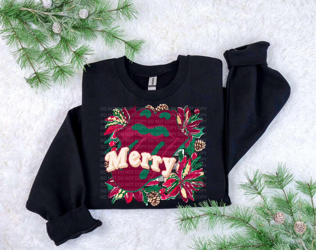 Merry DTF Print