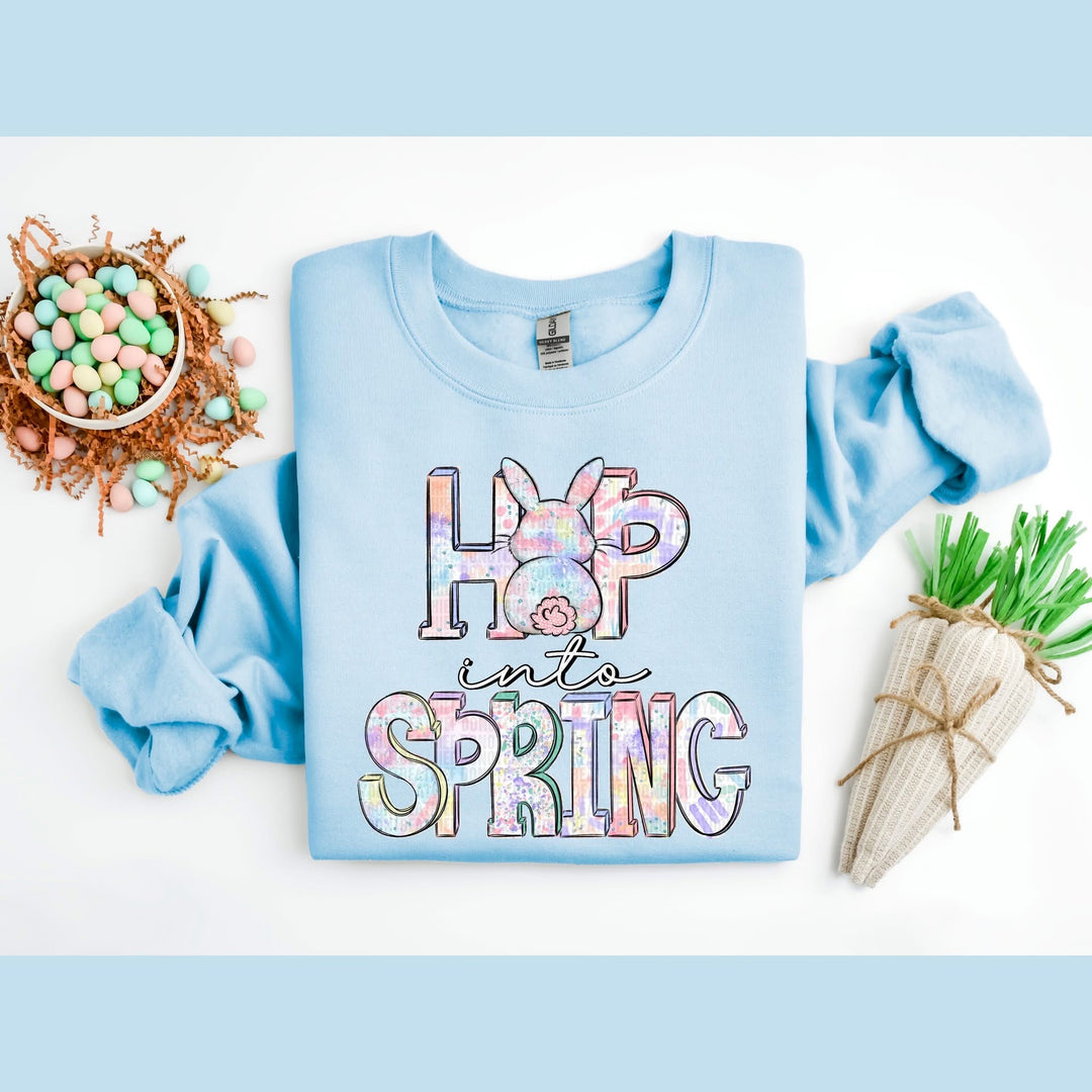 Hop Into Spring DTF Print