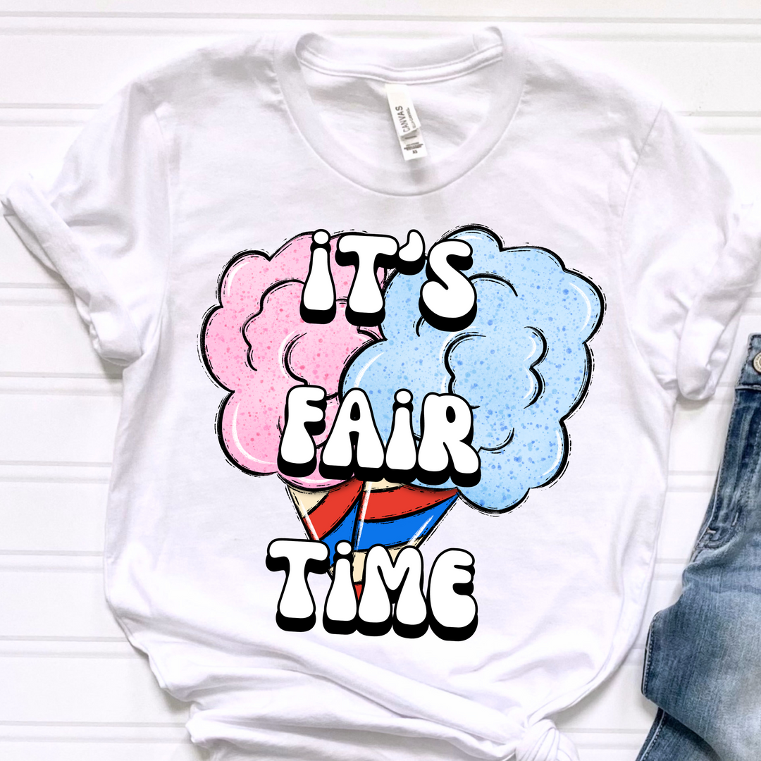 It’s Fair Time Cotton Candy DTF Print