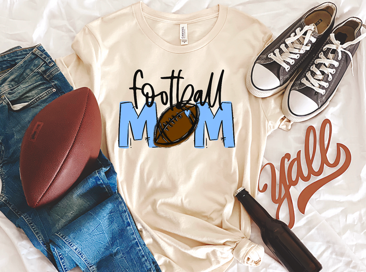 Team Go Football Mom DTF Print