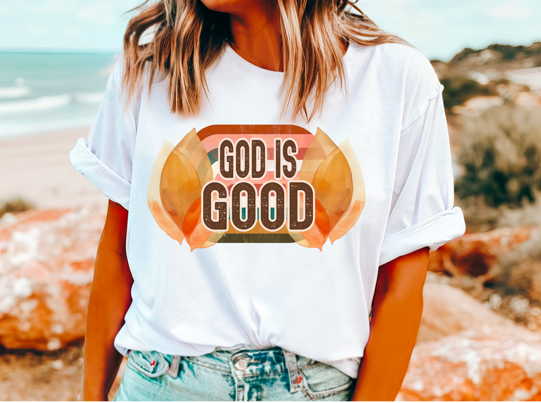 God Is Good Boho DTF Print