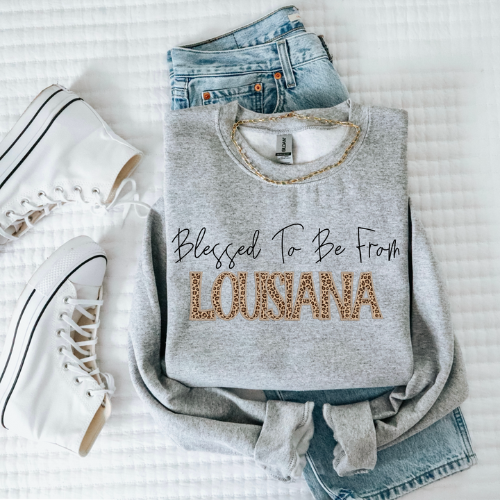 Blessed To Be From Leopard States DTF Print