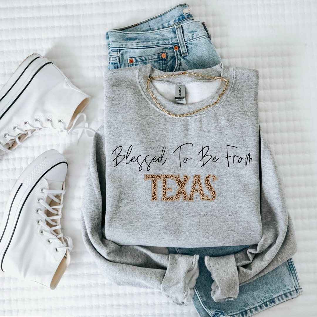 Blessed To Be From Leopard States DTF Print