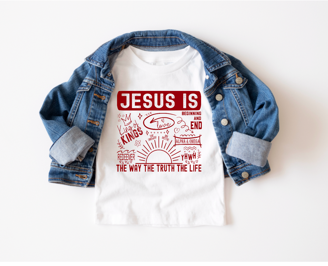 Jesus Is Collage DTF Print