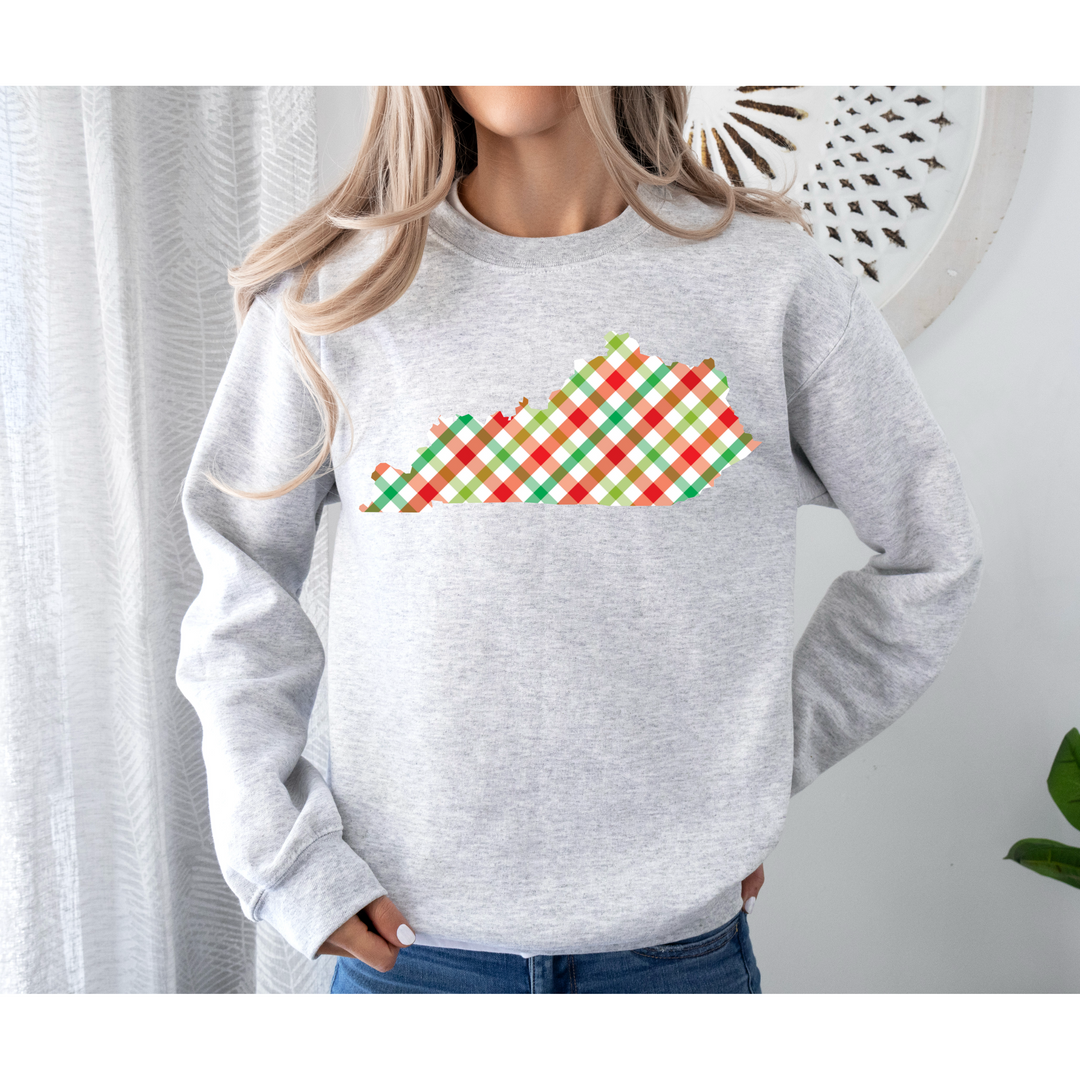 Plaid Kentucky State DTF Print
