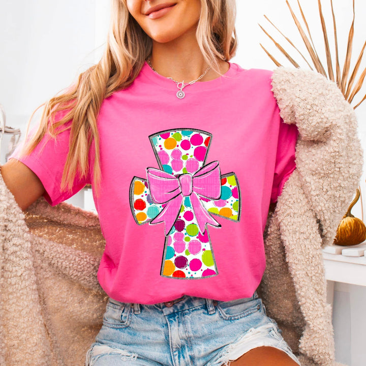 Dotted Cross DTF Print