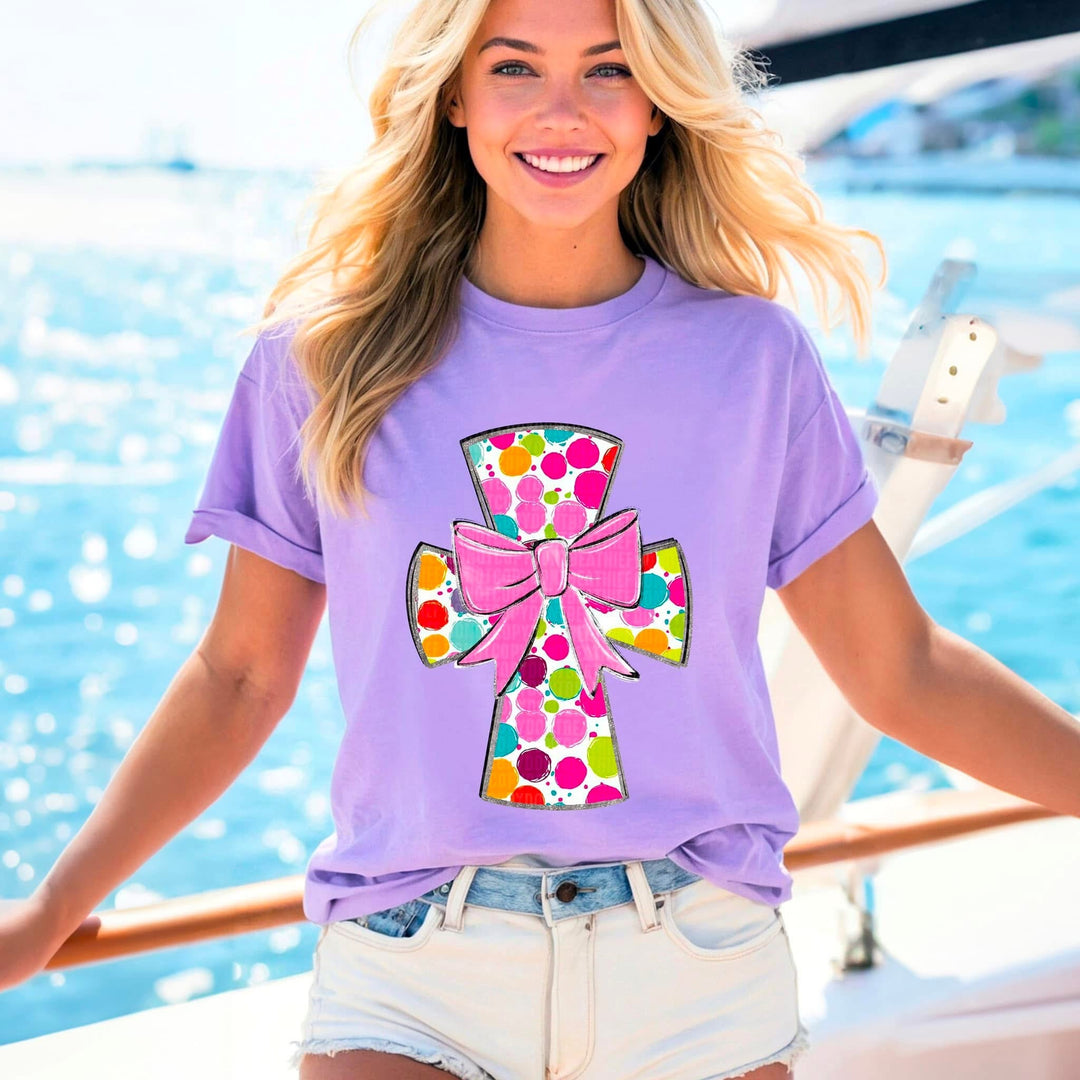 Dotted Cross DTF Print