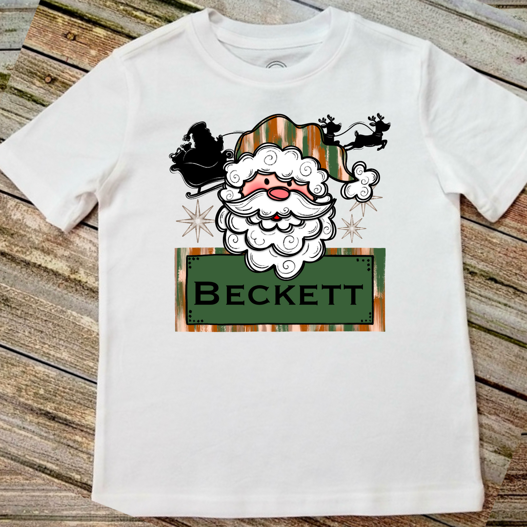 Custom Santa DTF Print