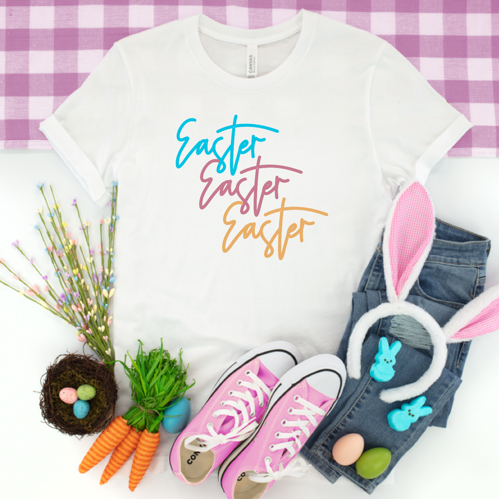 Easter Striped DTF Print