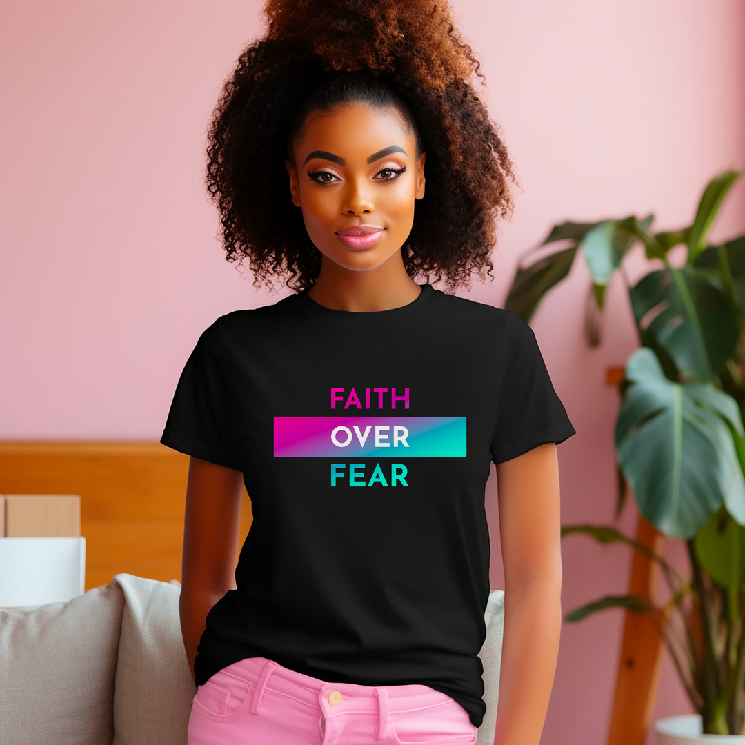 Faith Over Fear Bar DTF Print