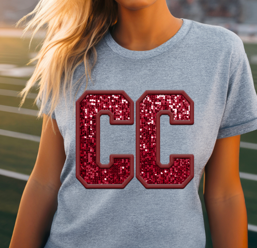 Cardinals Bling DTF Print – Simple Tymes