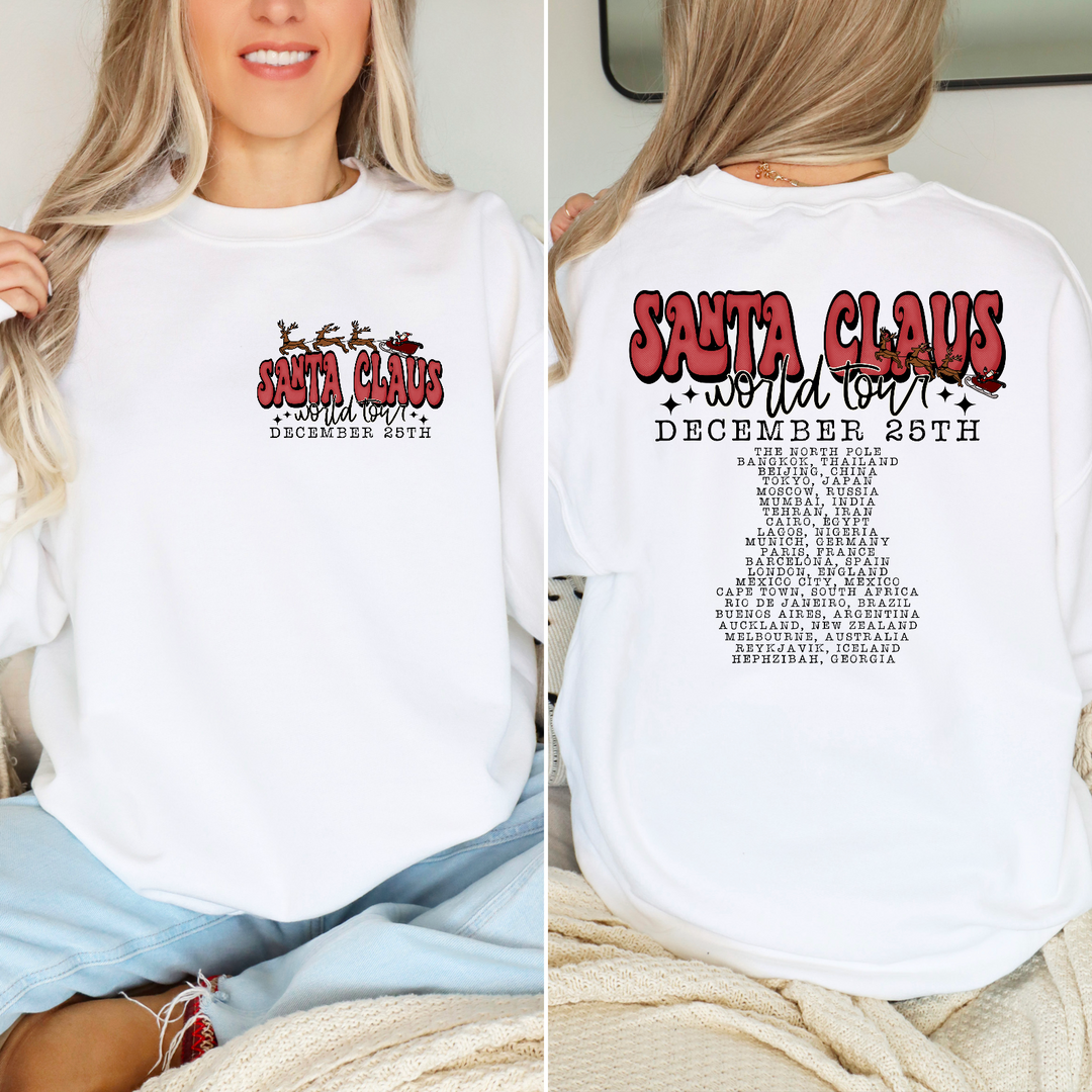 Santa’s World Tour Hephzibah, GA BACK DTF Print