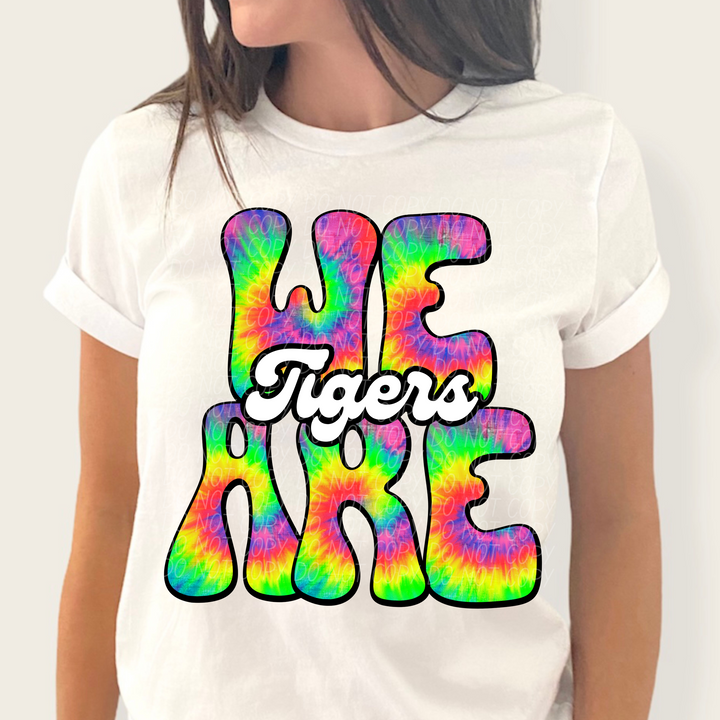 We Are Tie Dye Mascots DTF Print