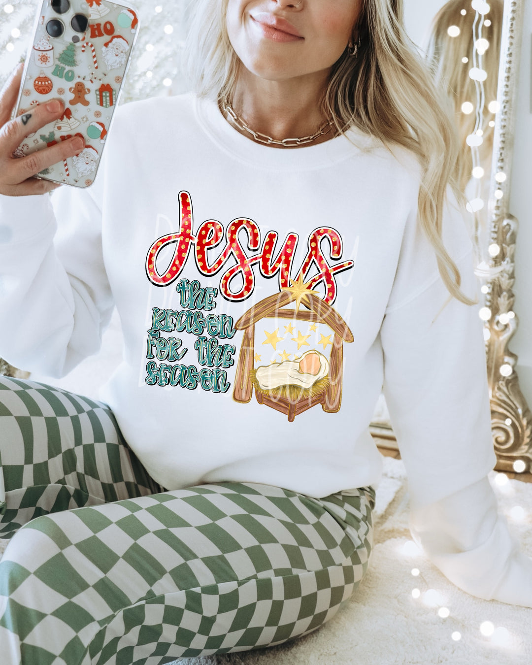 Jesus is The Reason For The Season DTF Print