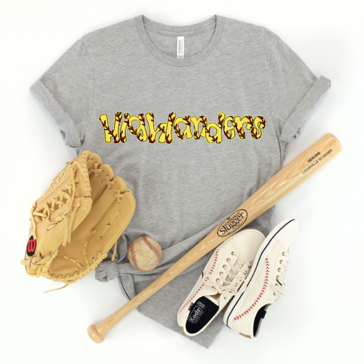 Softball Stitch DTF Print