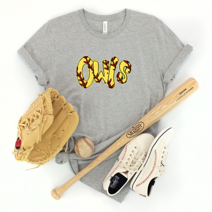 Softball Stitch DTF Print