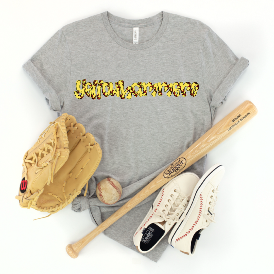 Softball Stitch DTF Print