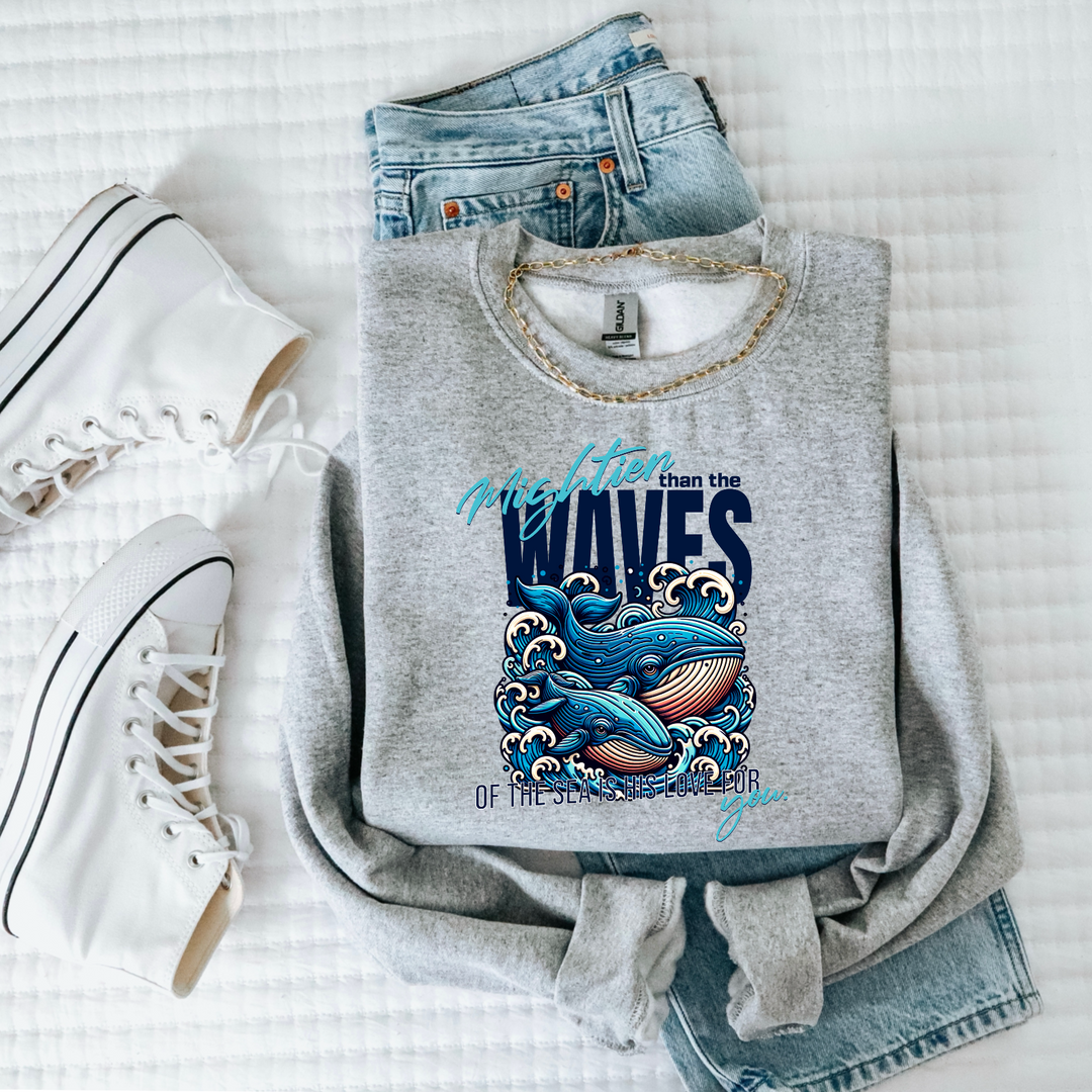 Mightier Than The Waves DTF Print