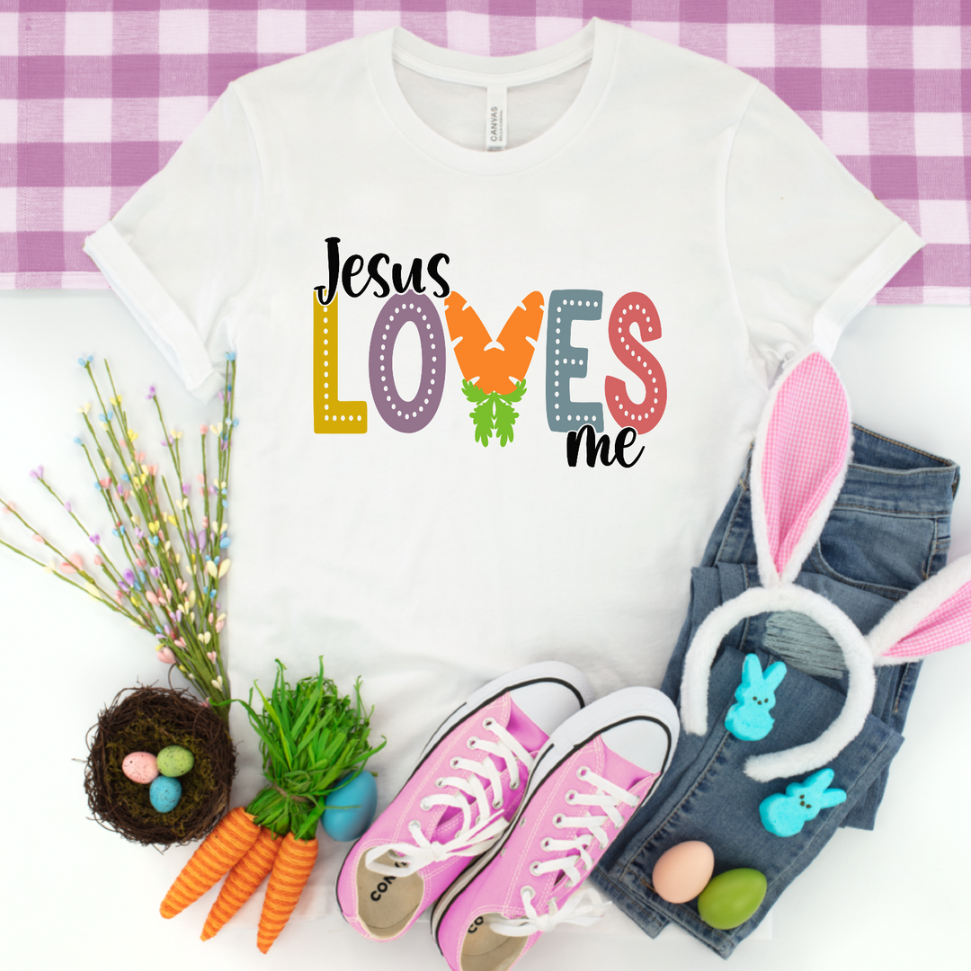 Jesus Loves Me DTF Print