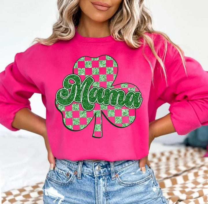Mama Four Leaf Clover DTF Print