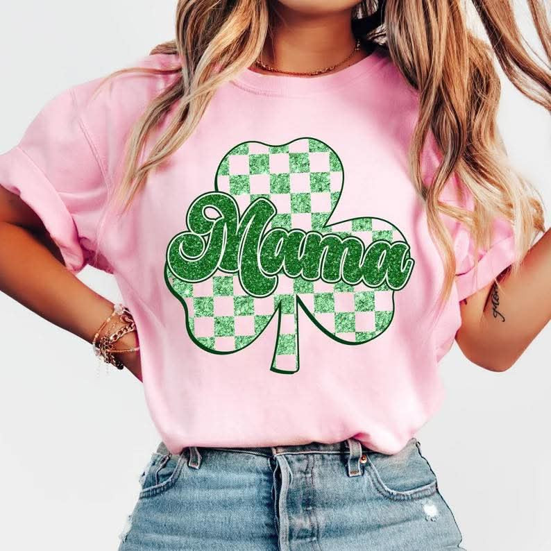 Mama Four Leaf Clover DTF Print