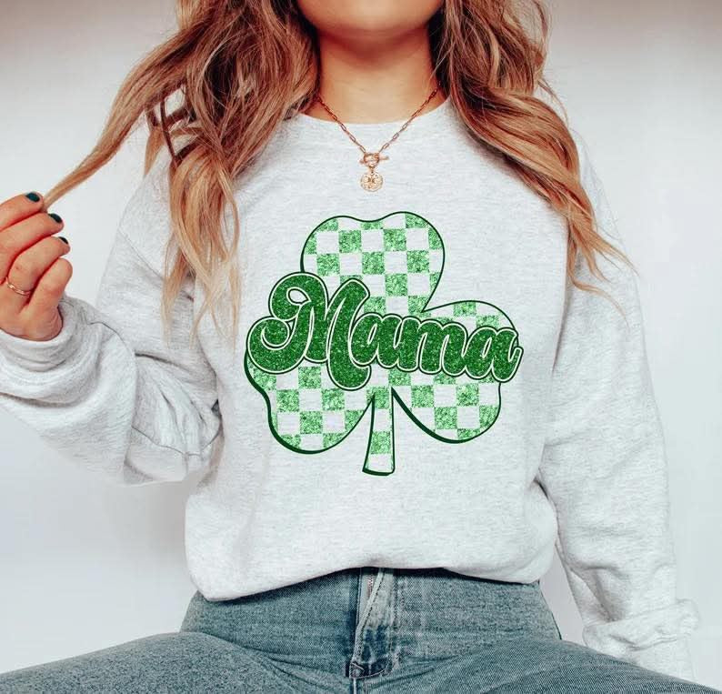 Mama Four Leaf Clover DTF Print