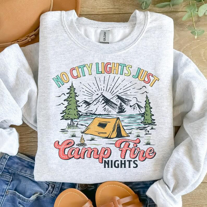 Campfire Lights DTF Print