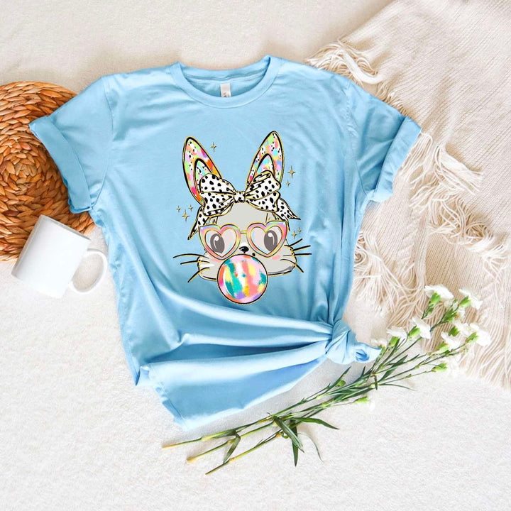 Bunny With Headband DTF Print