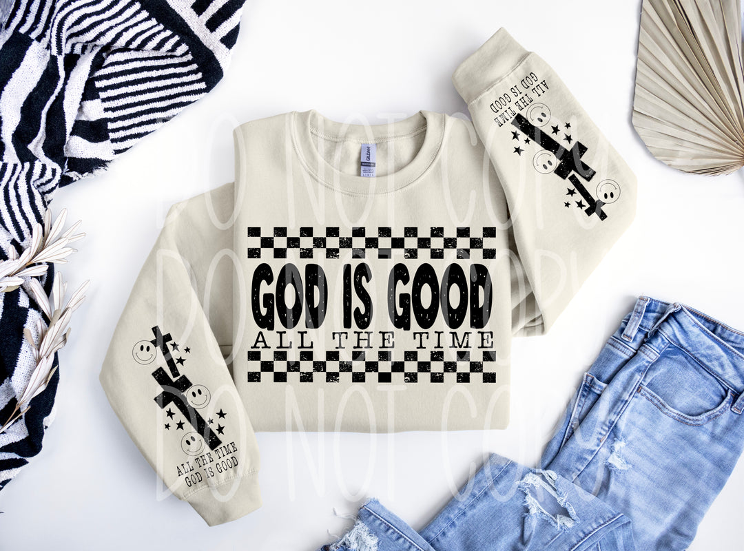 God is Good All the Time FRONT DTF Print
