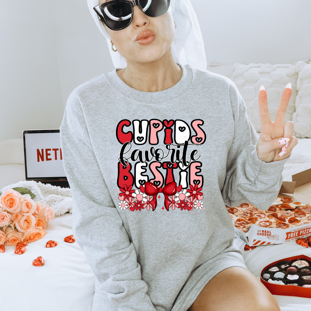 Cupids Favorite Bestie DTF Print