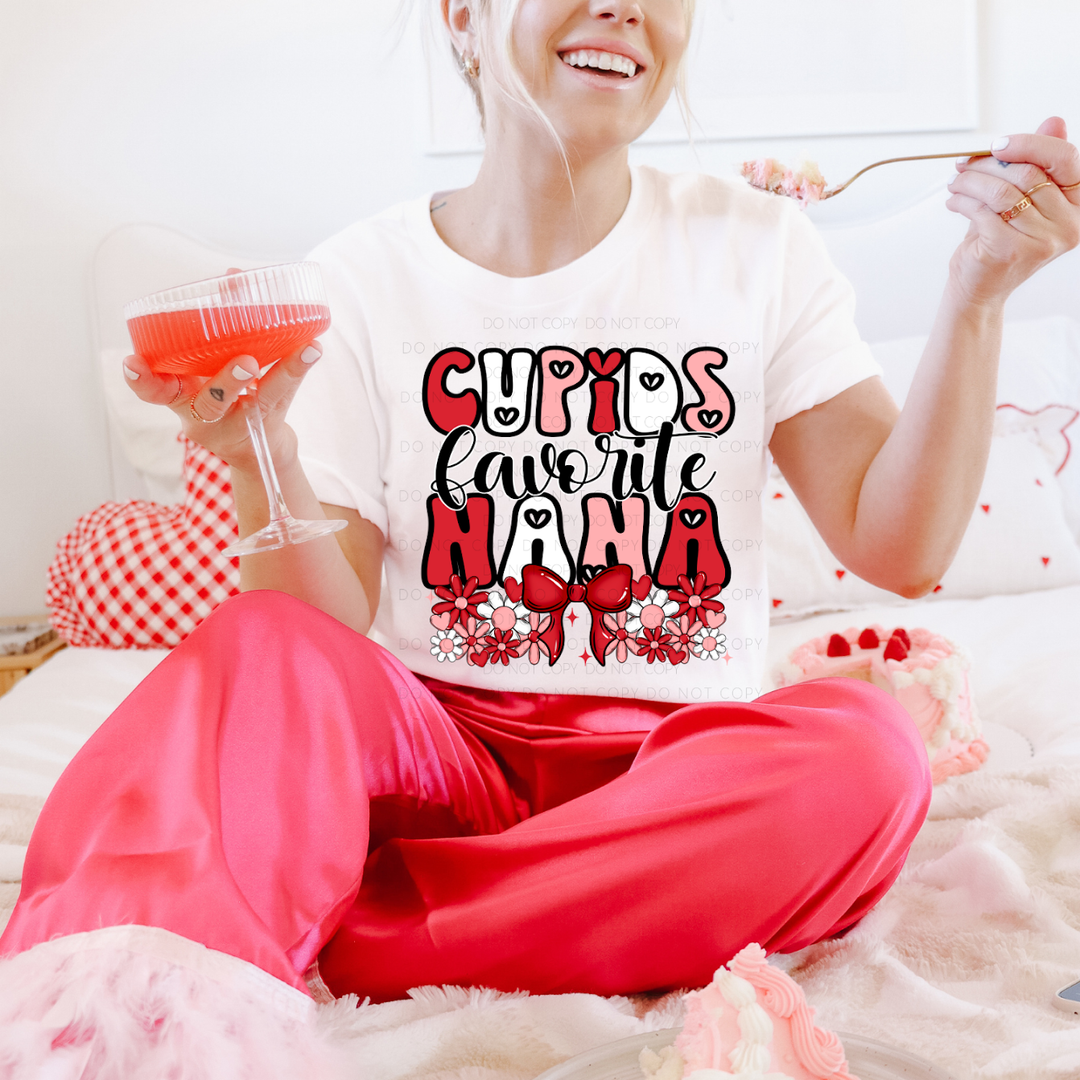 Cupids Favorite Nana DTF Print