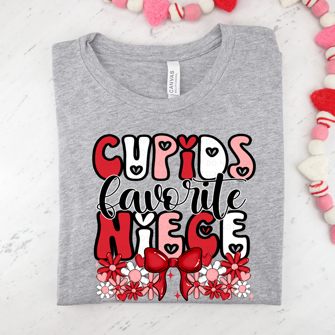 Cupids Favorite Niece DTF Print