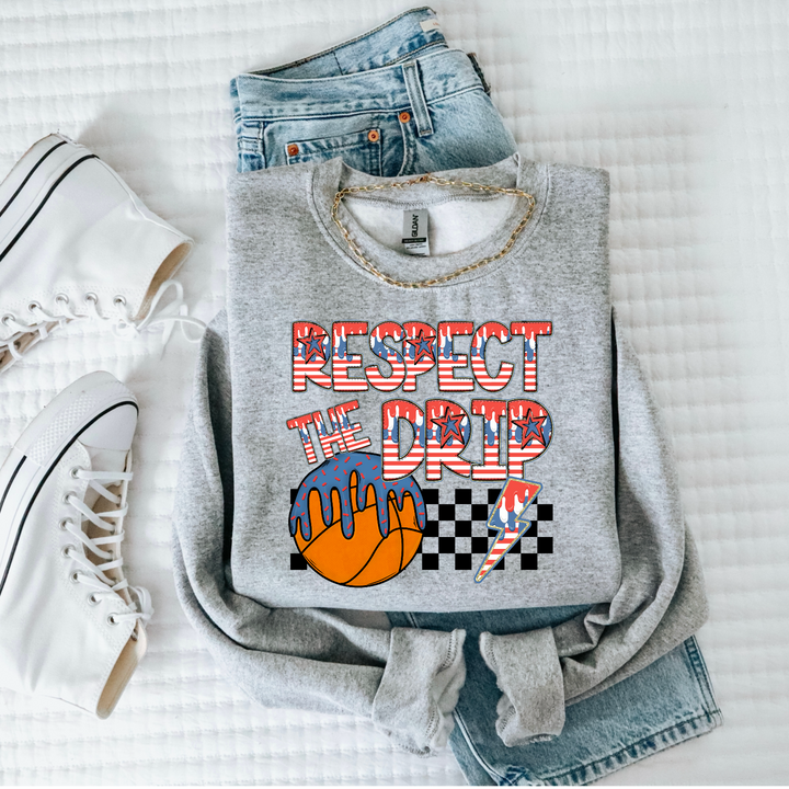 RWB Drip DTF Print