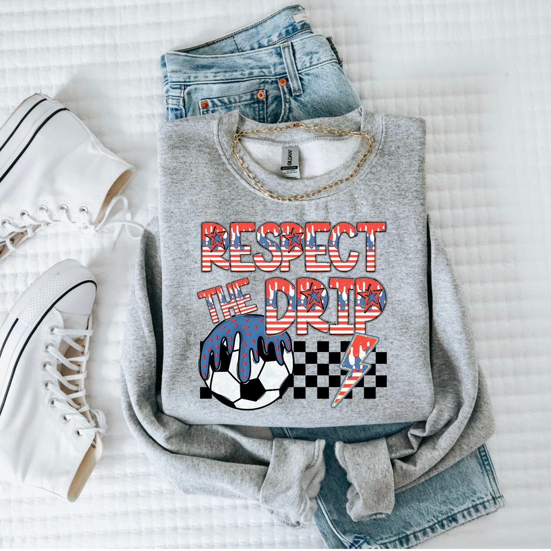 RWB Drip DTF Print