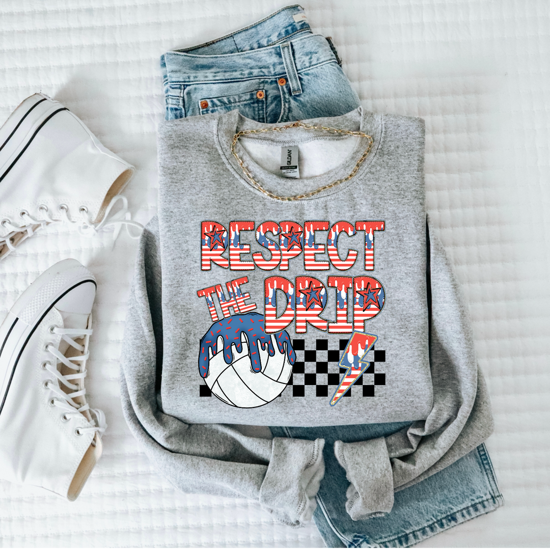 RWB Drip DTF Print