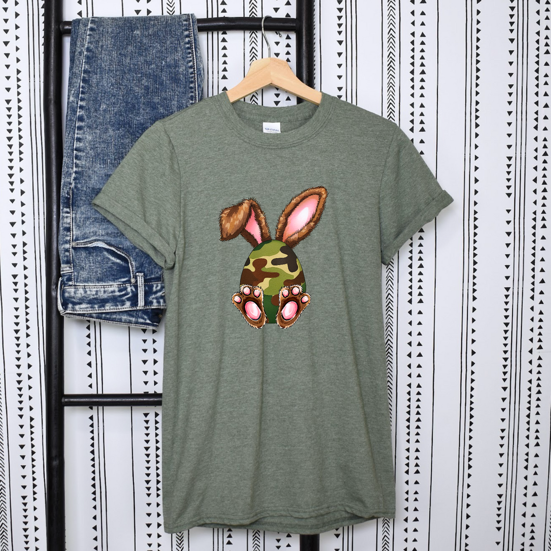 Camo Egg DTF Print