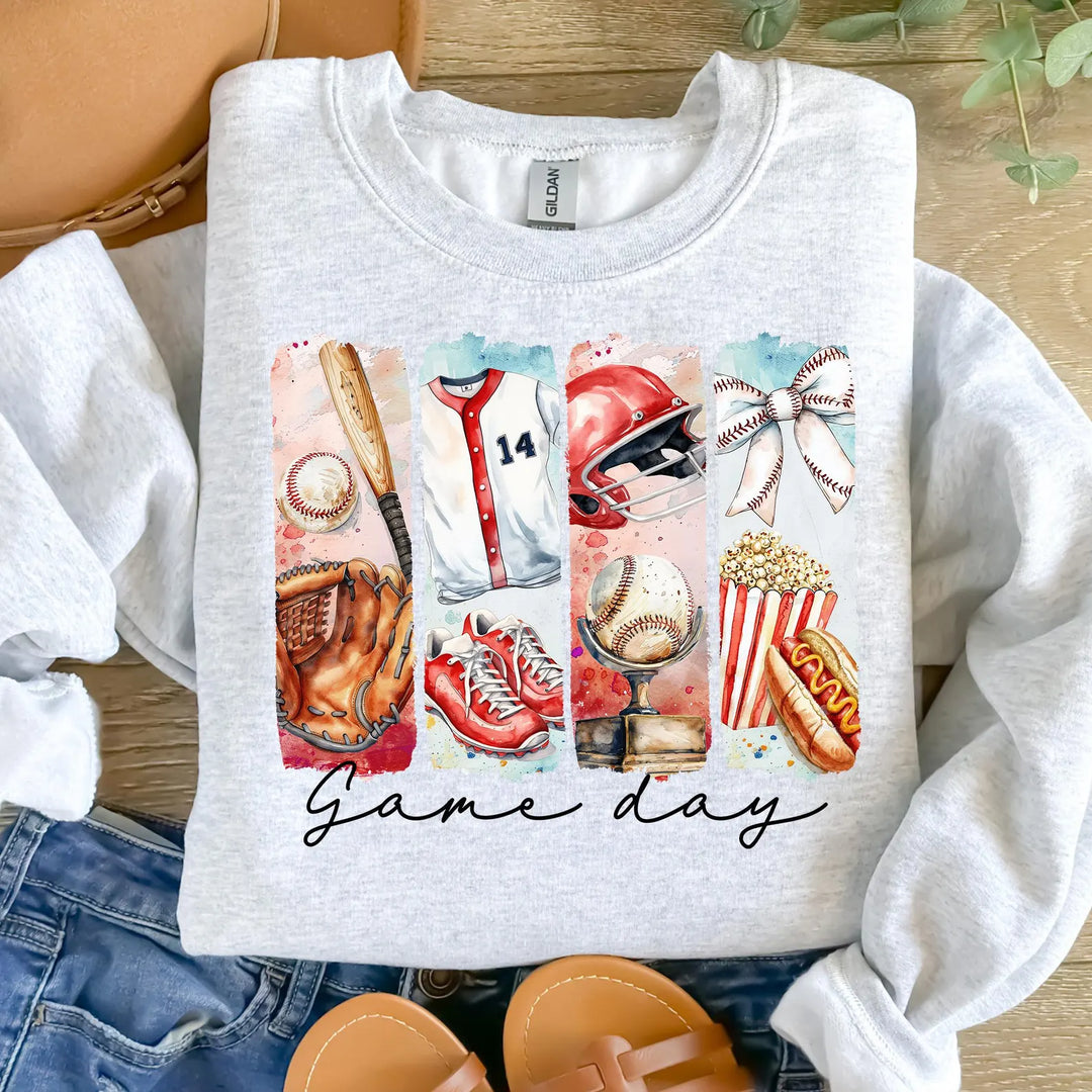 Picture Perfect NO NUMBER Game Day ASH Sweatshirt