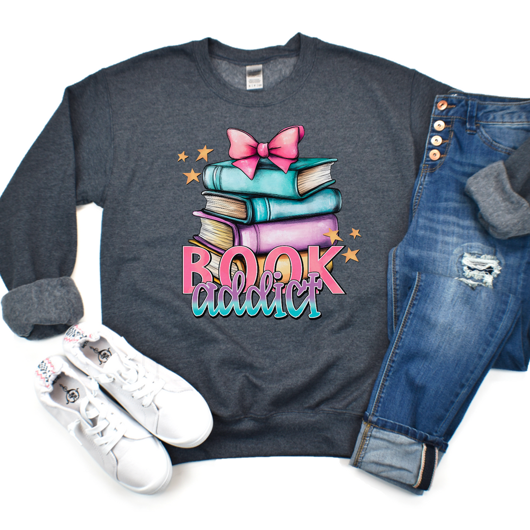 Book Addict DARK HEATHER Sweatshirt