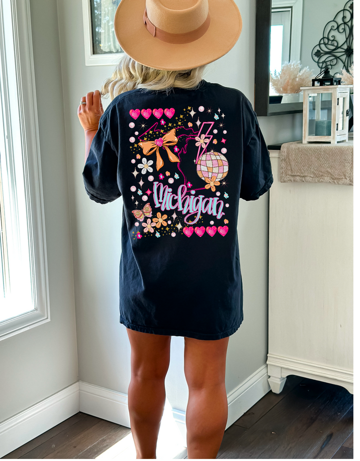 Preppy States FRONT DTF Print