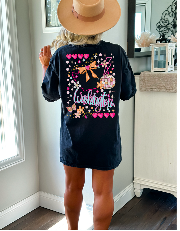 Preppy States FRONT DTF Print