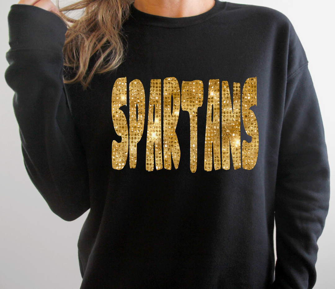 Spartans Bling DTF Print