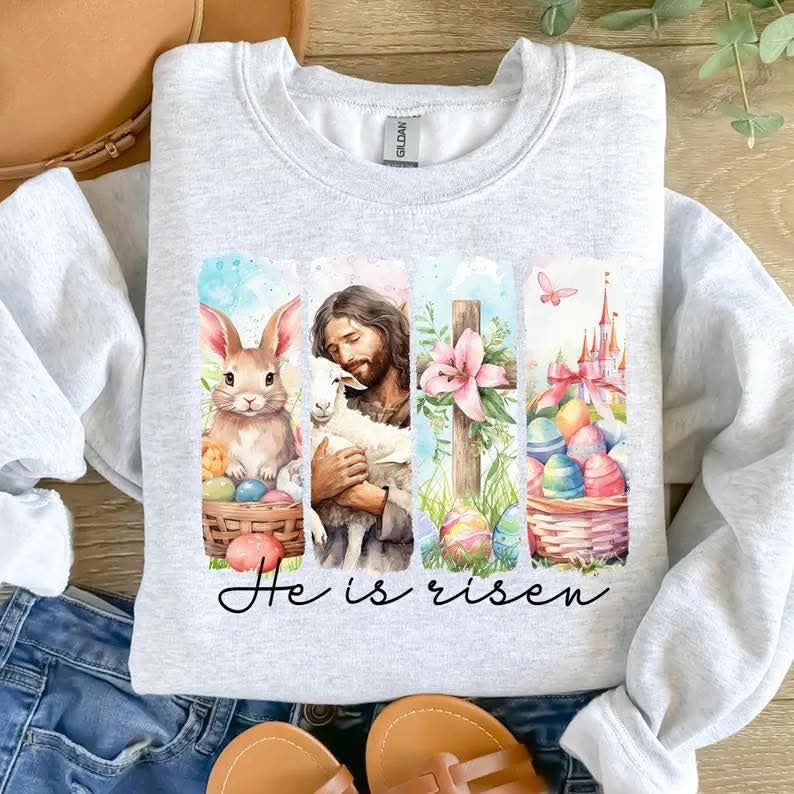 He Is Risen ASH Sweatshirt