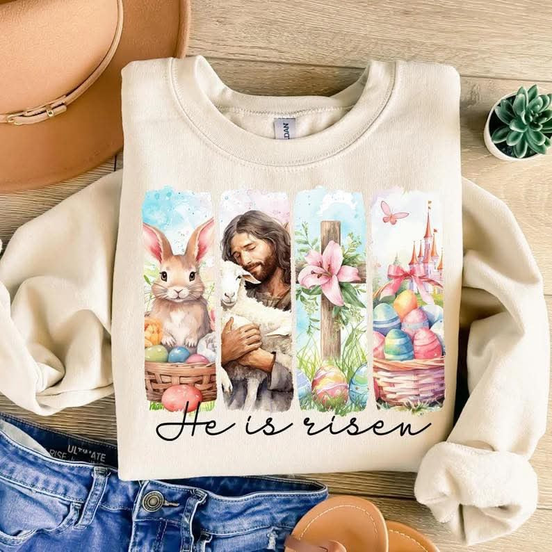 He Is Risen SAND Sweatshirt