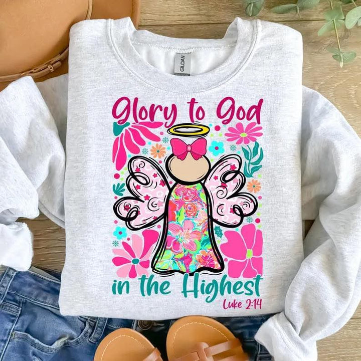 Glory To God DTF Print