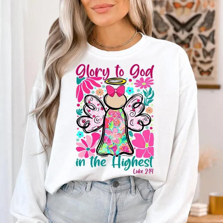 Glory To God DTF Print