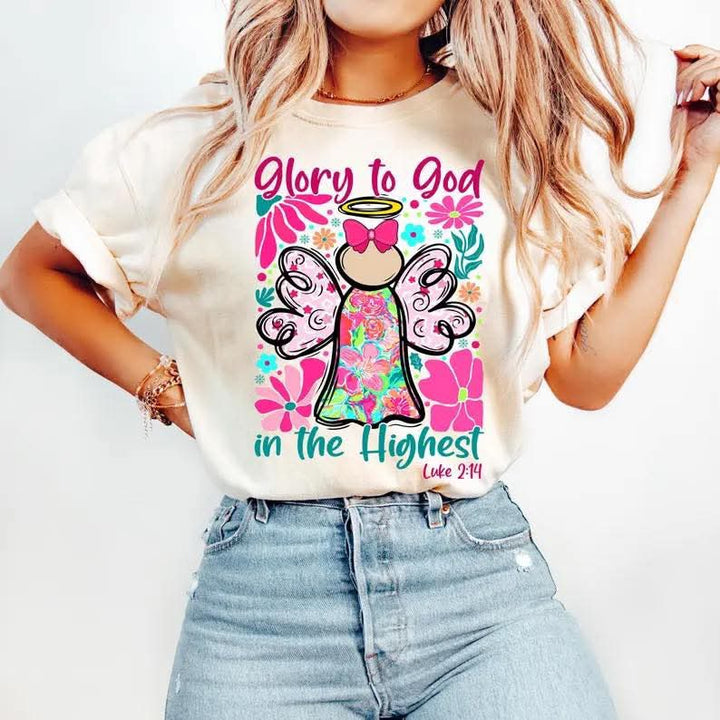 Glory To God DTF Print