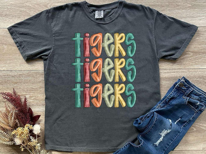 Painted Mascot DTF Print