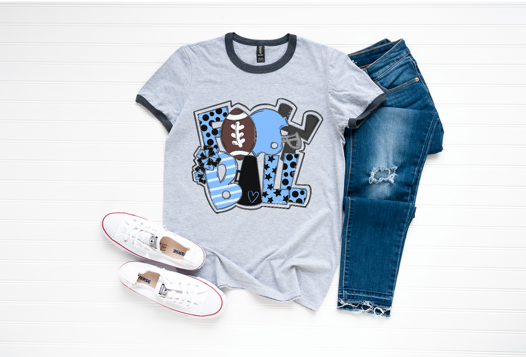 Football Word Art DTF Print