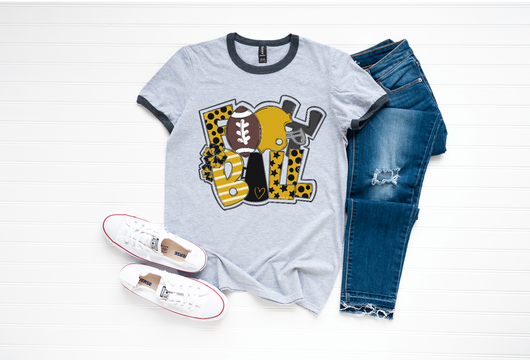 Football Word Art DTF Print