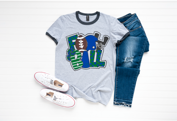 Football Word Art DTF Print